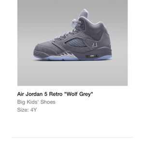 Jordan 5 Retro Sneakers - Wolf Gray